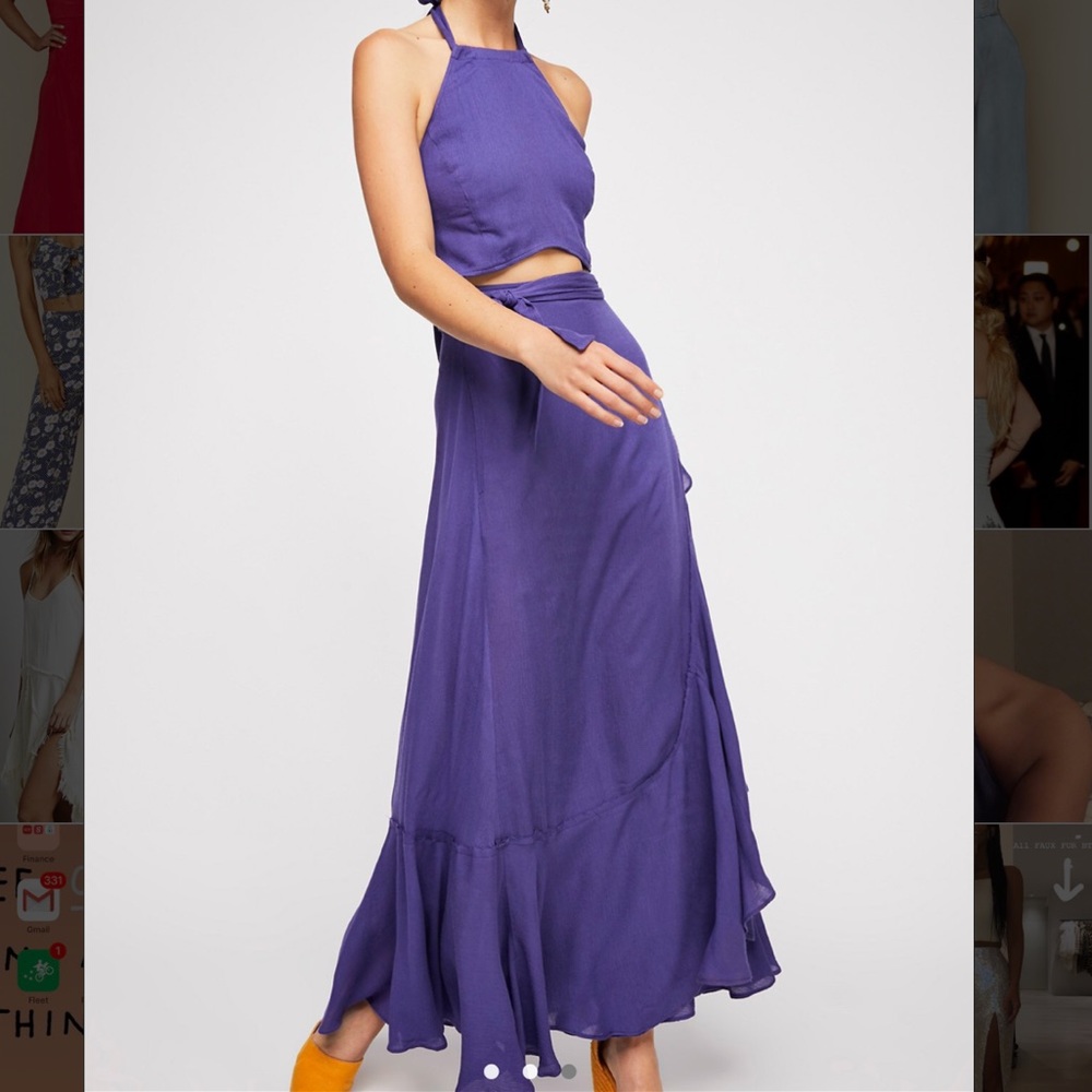 Free People Bring on the Heat Maxi Dress